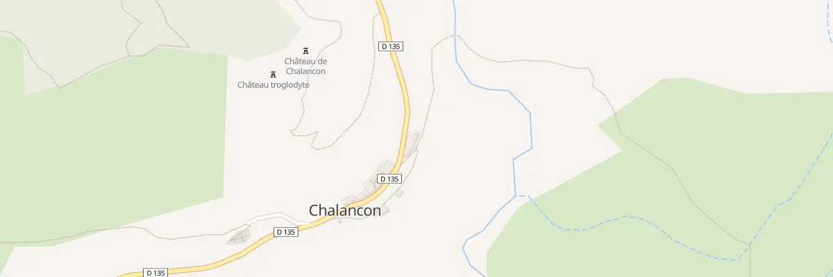 Plan du 39 Che du Moulin à Chalancon
