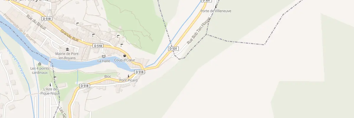 Plan du 16 Rue Bob Ten Hoope à Pont-en-Royans