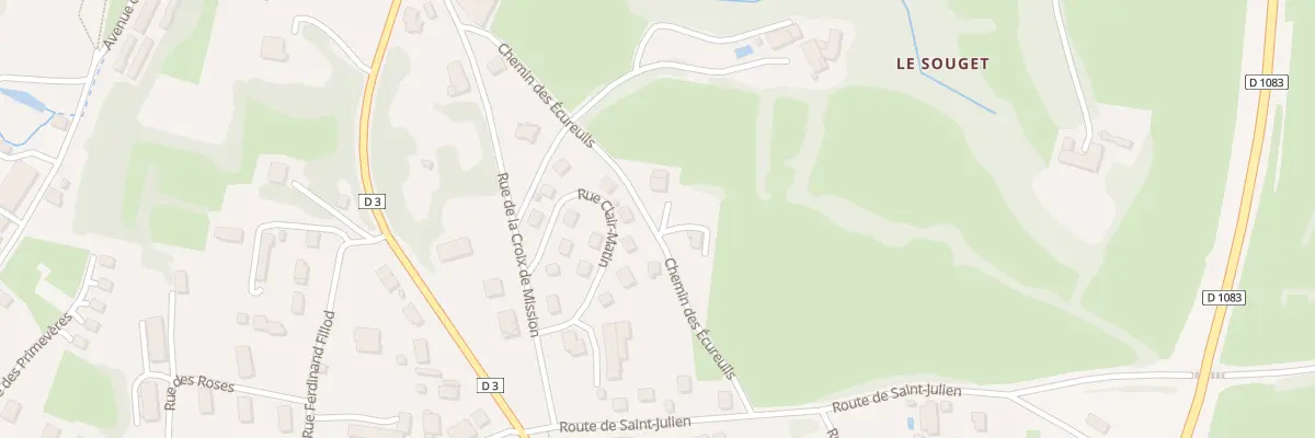 Plan du 3 Che des Ecureuils à Saint-Amour