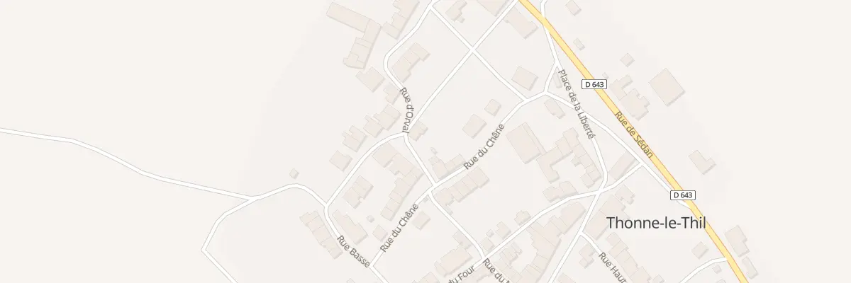 Plan du 8 Rue d’Orval à Thonne-le-Thil