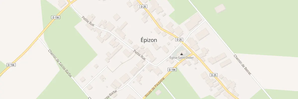 Plan du 6 Rue Petite Rue à Épizon