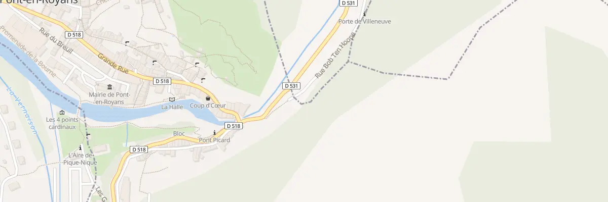Plan du 5131 A Villeneuve à Pont-en-Royans