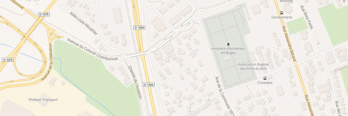 Plan du 218B Rue de la République à Ambérieu-en-Bugey