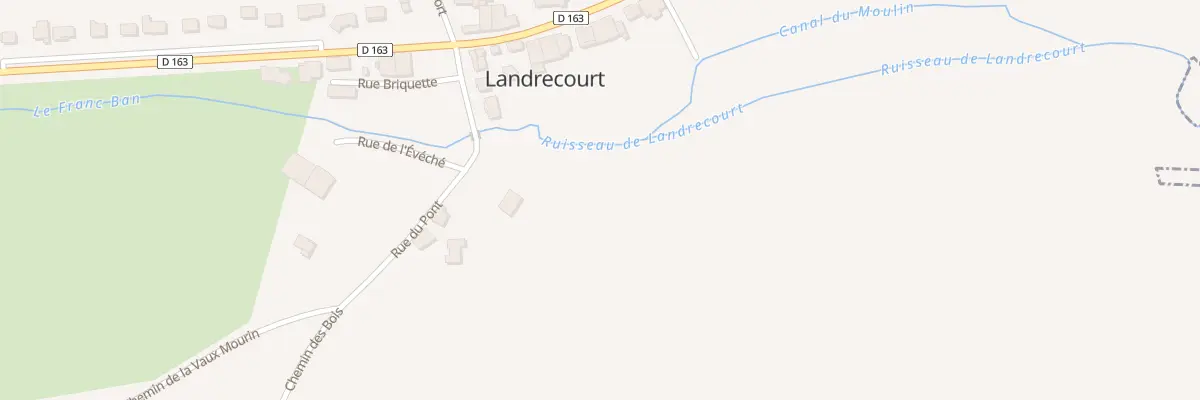 Plan du 3 Rue du Pont à Landrecourt-Lempire