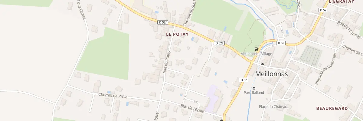 Plan du 5601 Rue du Potey à Meillonnas