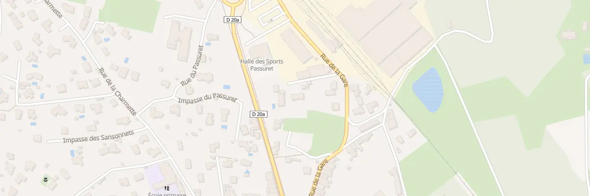 Plan du 299 Rue de la Gare à Lagnieu