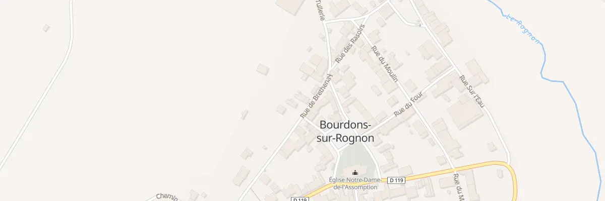 Plan du 6B Rue de Brethenay à Bourdons-sur-Rognon