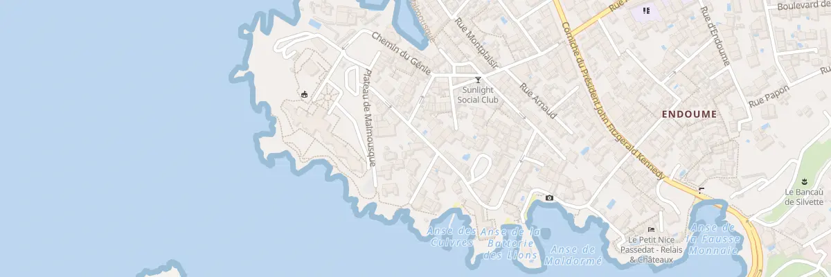 Plan du 16 Rue de la douane à Marseille 7e Arrondissement