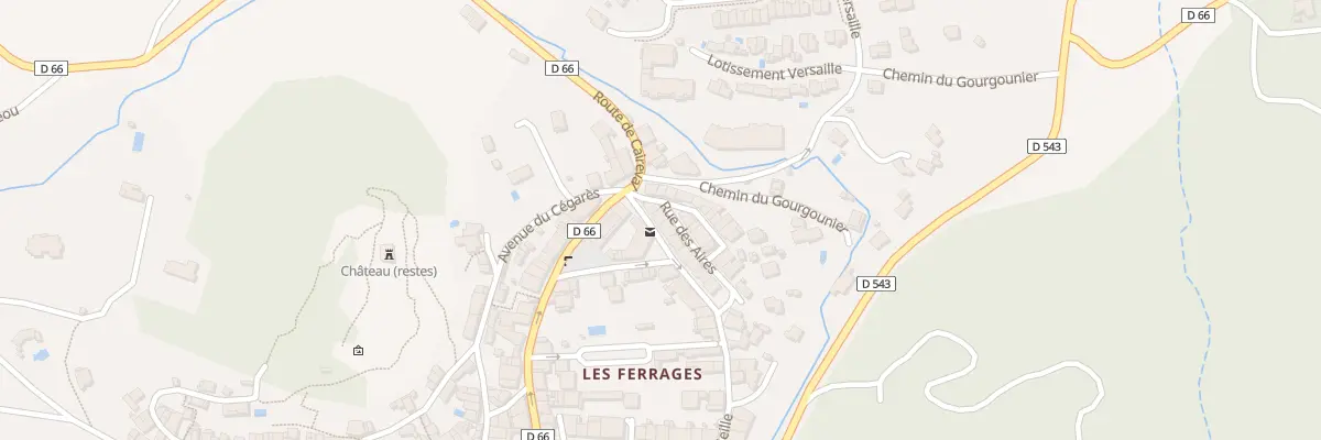Plan du 28 Rue Fontvieille à Rognes