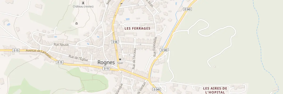 Plan du 12 Bd des Ferrages à Rognes