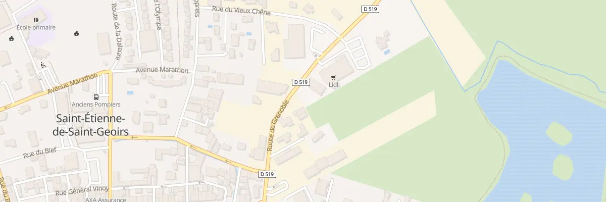 Plan du 22 Rte de Grenoble à Saint-Étienne-de-Saint-Geoirs