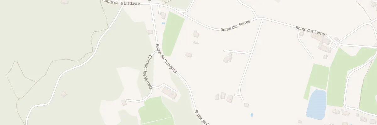 Plan du 926 Rte de Croagnes à Gargas