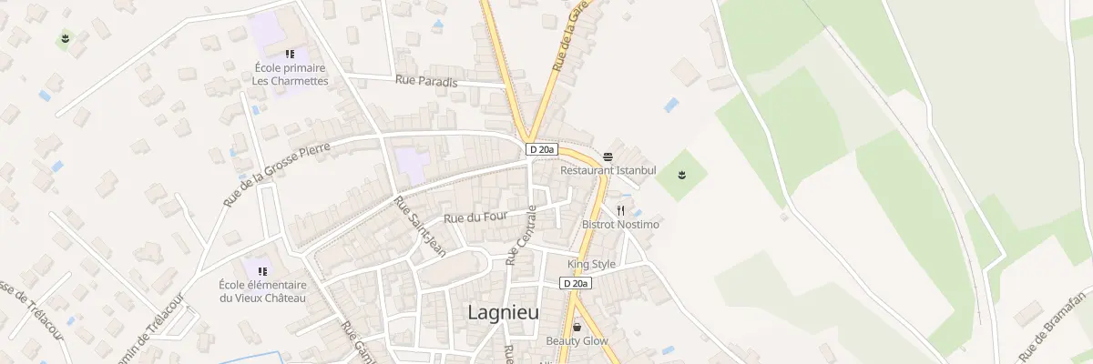 Plan du 13 Rue des Petites Fontaines à Lagnieu