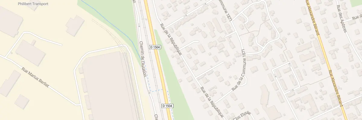 Plan du 243B Rue de la République à Ambérieu-en-Bugey