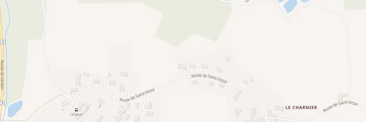 Plan du 1357 Rte de Saint Victor à Succieu