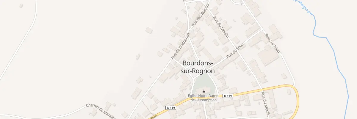 Plan du 1 Rue de la Discussion à Chaumont