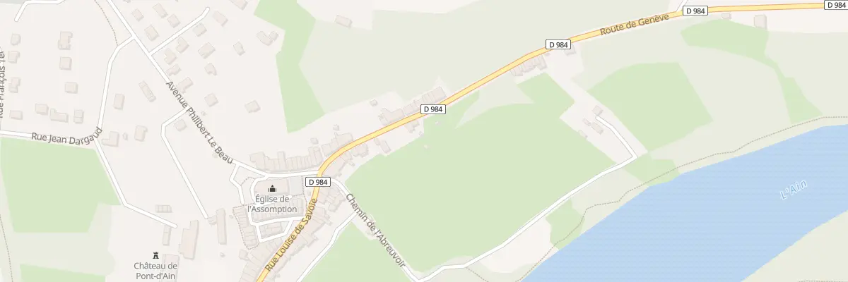 Plan du 9 Rte de Geneve à Pont-d’Ain