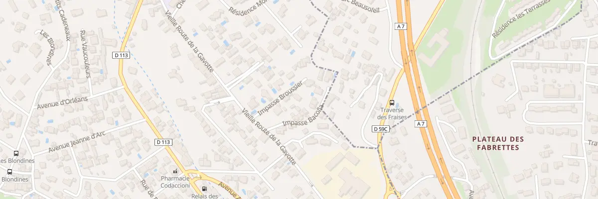 Plan du 9321 Imp Broussier aux Pennes-Mirabeau