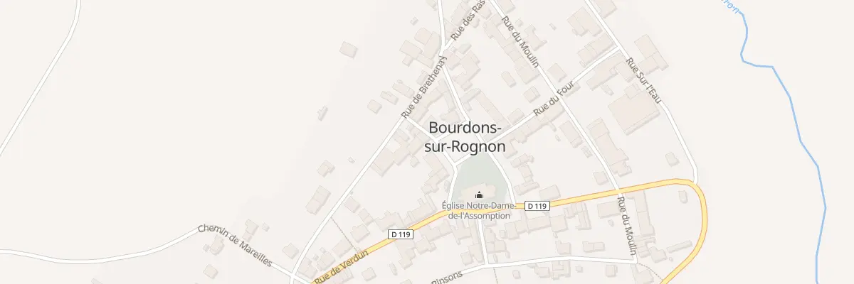 Plan du 4 Rue de la Discussion à Bourdons-sur-Rognon