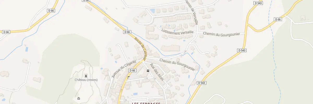 Plan du 3 Che de Versaille à Rognes