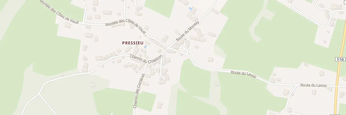 Plan du 5085 Pressieu à Parmilieu