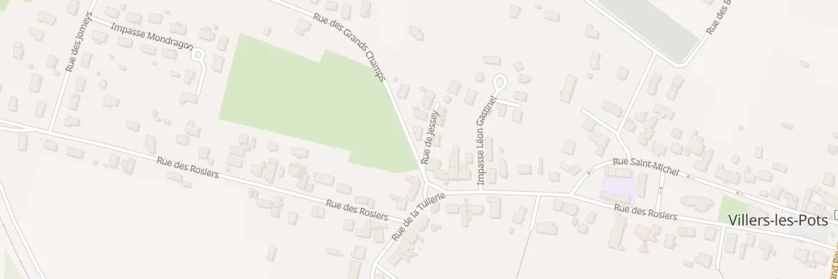 Plan du 2 Rue des Grands Champs à Villers-les-Pots
