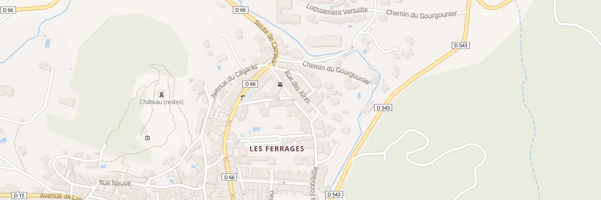 Plan du 20 Rue Fontvieille à Rognes