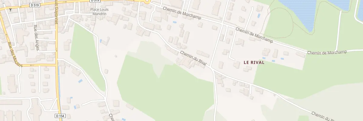Plan du 20 Che du Rival à Saint-Étienne-de-Saint-Geoirs