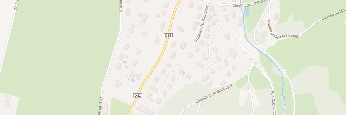 Plan du 5460 En Fin à Meillonnas
