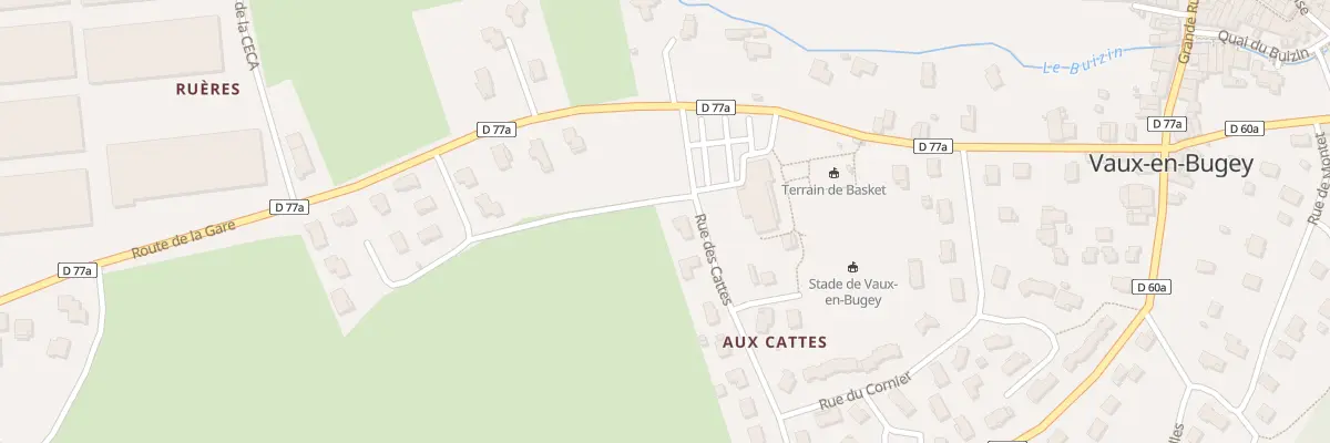 Plan du 21 Rue des Cattes à Vaux-en-Bugey