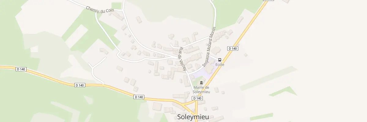Plan du 5133 Le Village à Soleymieu