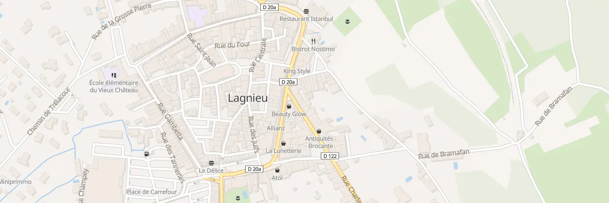 Plan du 5 Av Charles de Gaulle à Lagnieu