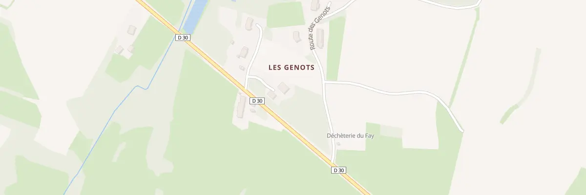 Plan du 20 Ham Les Genots au Fay