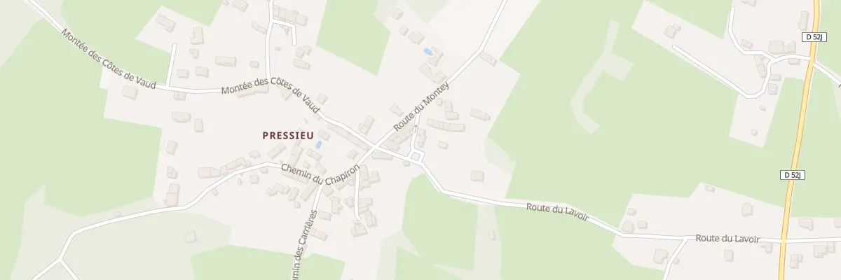 Plan du 5072 Pressieu à Parmilieu