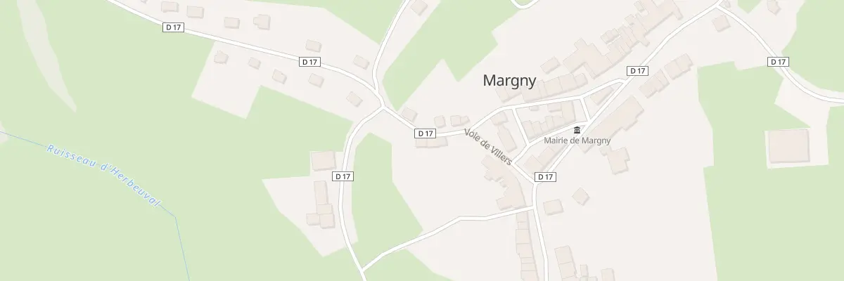 Plan du 7 Voie de Villers à Margny