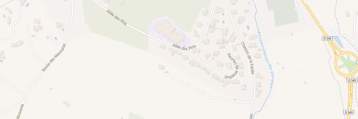Plan du 25 All des Pins à Rognes