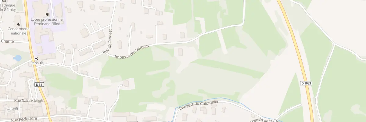 Plan du 14 Imp des Vergers à Saint-Amour