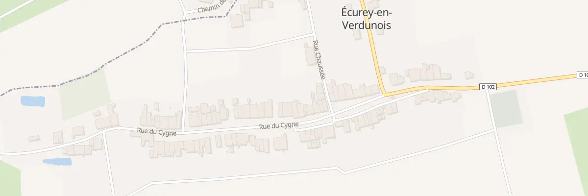 Plan du 38 Rue du Cygne à Écurey-en-Verdunois