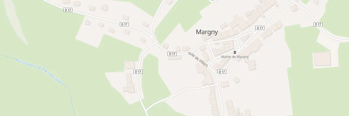 Plan du 5 Voie de Villers à Margny