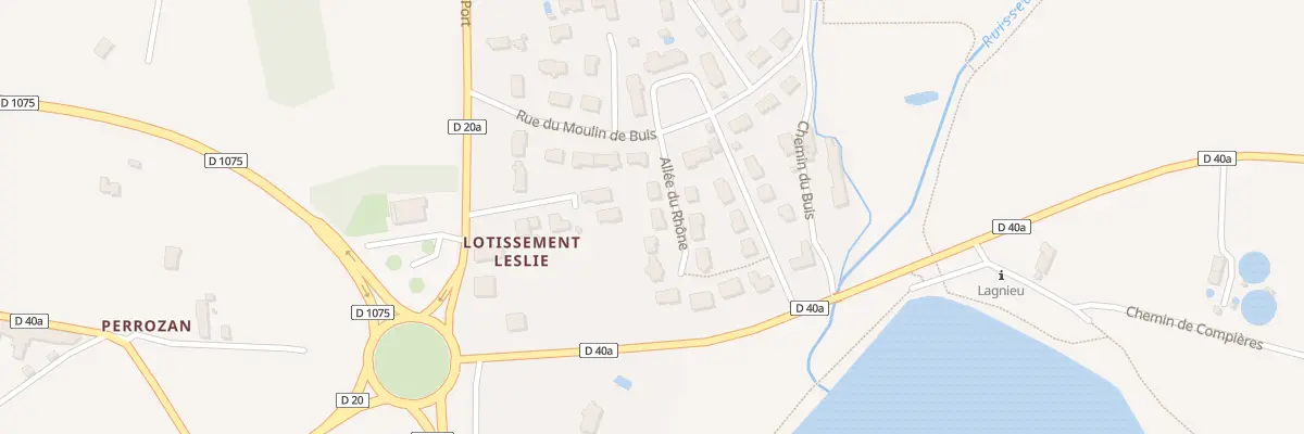 Plan du 5351 Les Louises à Saint-Sorlin-en-Bugey