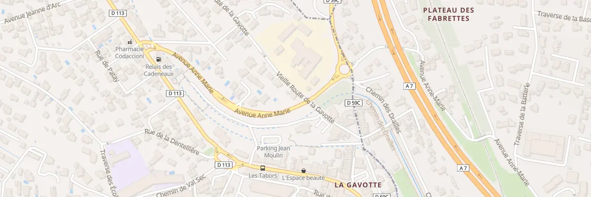 Plan du 9 Vte Vieille Route La Gavotte aux Pennes-Mirabeau
