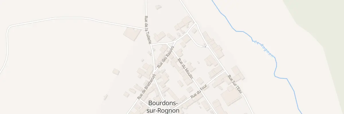 Plan du 19 Rue du Moulin à Bourdons-sur-Rognon