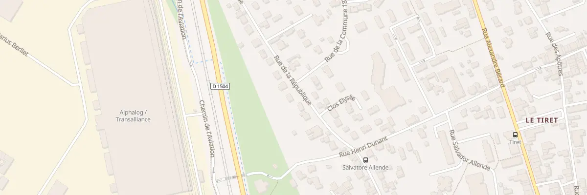 Plan du 223 Rue de la République à Ambérieu-en-Bugey