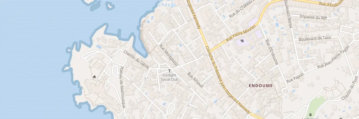 Plan du 28 Rue boudouresque à Marseille 7e Arrondissement