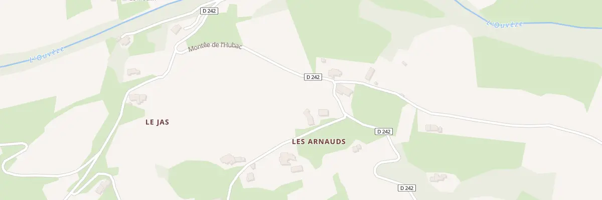 Plan du 5111 Les Arnauds à Vercoiran