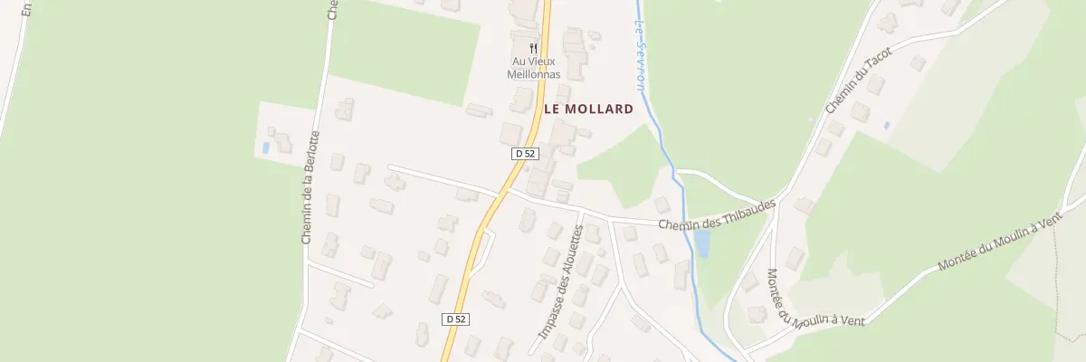 Plan du 5103 Le Mollard à Meillonnas