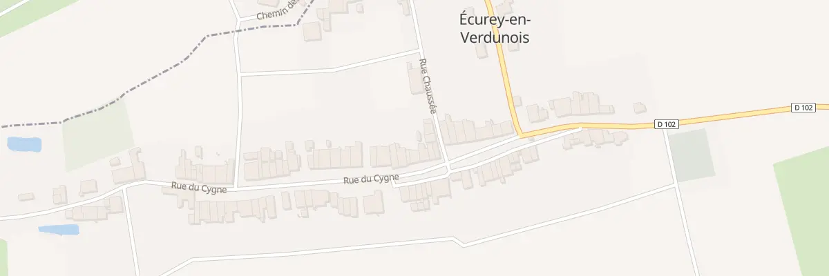 Plan du 34 Rue du Cygne à Écurey-en-Verdunois