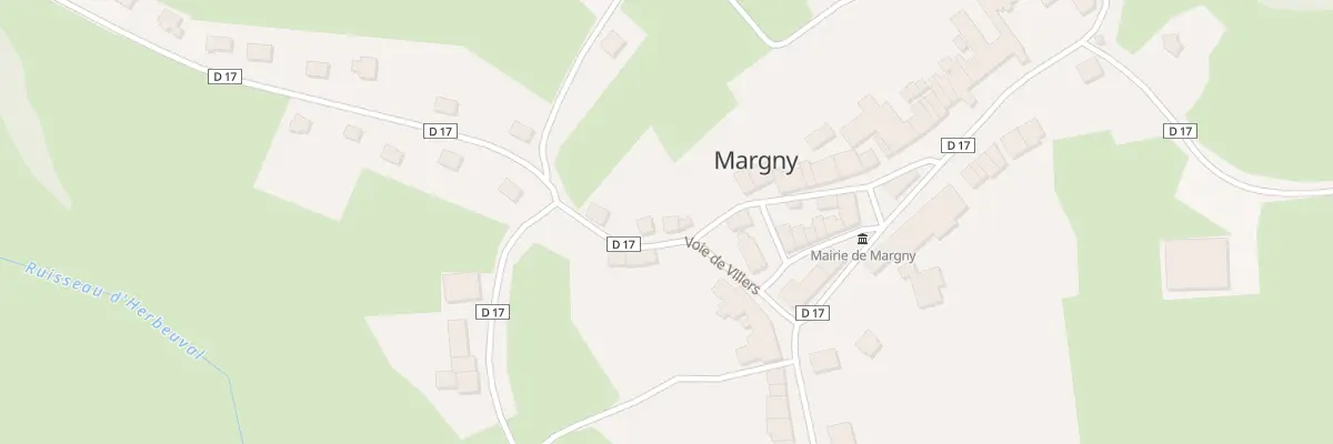 Plan du 4 Voie de Villers à Margny