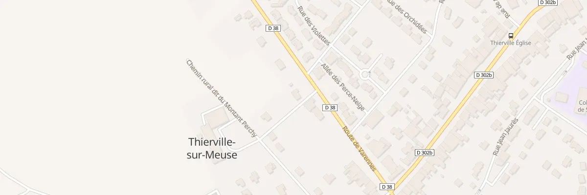 Plan du 15T Rte de Varennes à Thierville-sur-Meuse