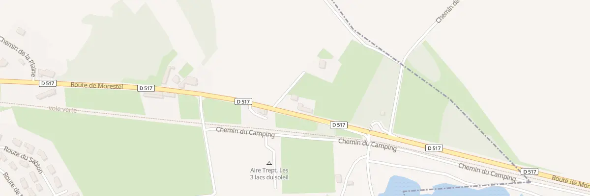Plan du 5412 Les Plantees à Trept